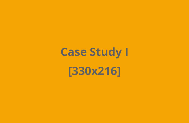 Case Study I